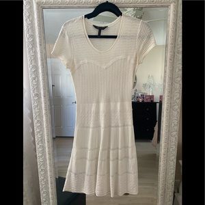 White BCBG Maxazaria knit dress